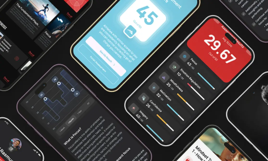 Premier Mindset Program mobile app screens